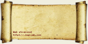 Jana Ivanović vizit kartica